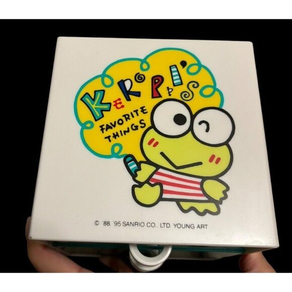 RARE Vintage 1995 Sanrio Keroppi 3 Chest Drawer, READ - Picture 8 of 16